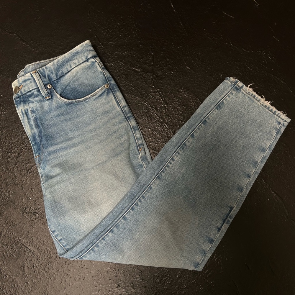 Good American Sky Blue Denim Jeans